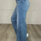 Karis High Rise Vintage Wash Retro Wide Leg