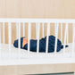 Swaddle Blanket and Hat Set - Navy Blue