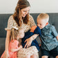 Swaddle Blanket and Hat Set - Navy Blue