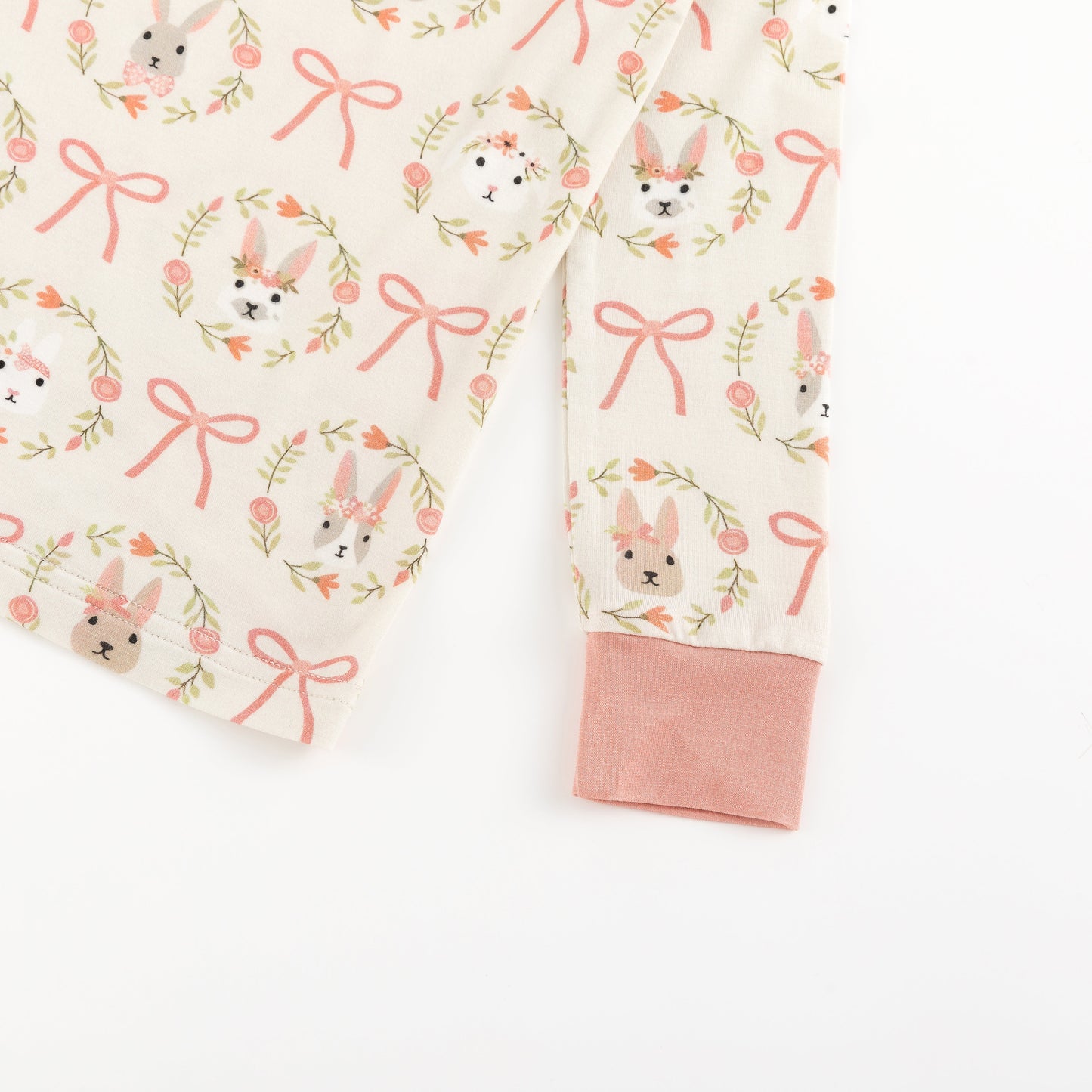 Bows & Bunnies Long Sleeve Pajama