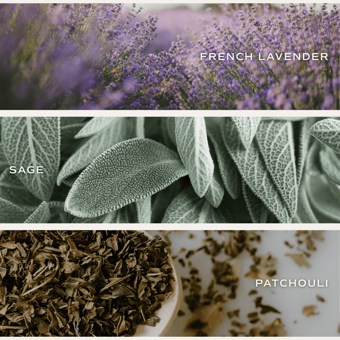 Lavender and Sage Soy Candle - Amber Jar - 9 oz