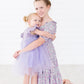 Lovely Lavender Smocked Ruffle Dress