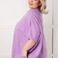 Lilac Whisper Dolman Sleeve Top