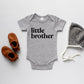 Little Brother Organic Baby Bodysuit- 3 Colors