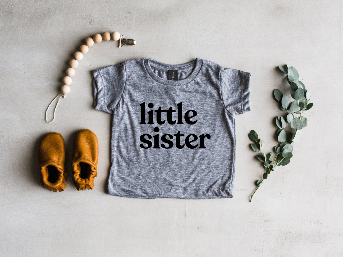 Little Sister Modern Baby & Kids Tee- 2 Colors