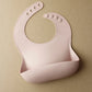 Silicone Baby Bib - Pale Mauve