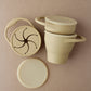 Foldable Silicone Snack Cup - Khaki