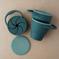 Foldable Silicone Snack Cup - Pine