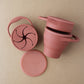 Foldable Silicone Snack Cup - Marsala