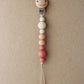 Pacifier Clip - Kira | Maroon