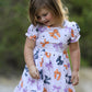 Halloween Bow Print Cute Girls Dress