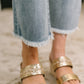 Mckaylee Mid Rise Kick Flare Jeans with Frayed Hem