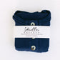 Navy Blue Newborn 3-Piece Baby Outfit With Hat Option