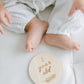 Boho Wood Baby Milestone Cards