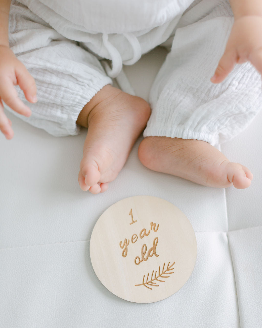 Boho Wood Baby Milestone Cards