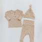 Sand Baby Outfit Set With Hat/Headband Option (Newborn-12 months sizes)