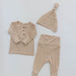 Sand Baby Outfit Set With Hat/Headband Option (Newborn-12 months sizes)