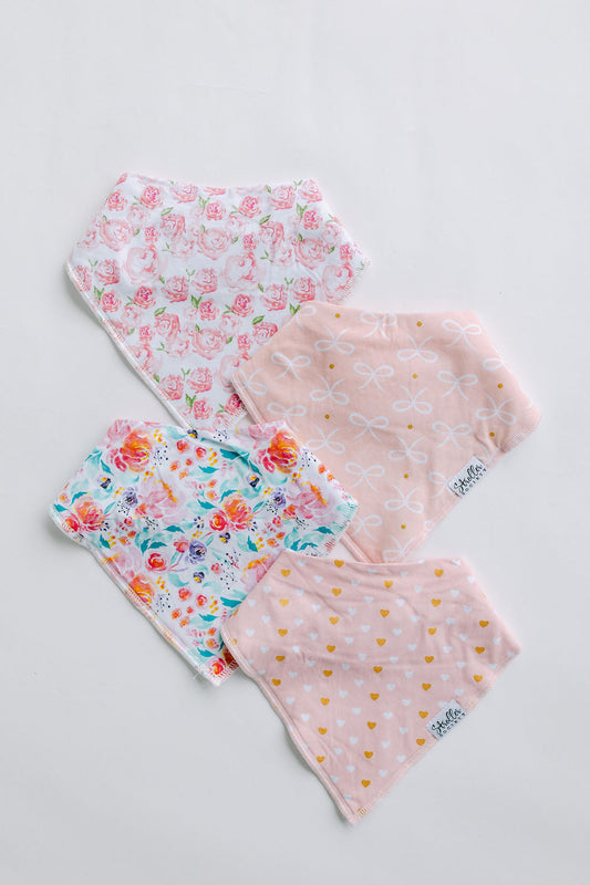 Set of 4 Bandana Bibs