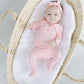 Pink Baby Outfit Set with Hat/Headband Option (Newborn - 12 months)