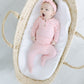 Pink Baby Outfit Set with Hat/Headband Option (Newborn - 12 months)