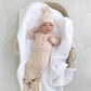 Sand Knotted Baby Gown Set With Hat/Headband Option (Newborn-3 months)