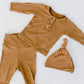 Camel Baby Outfit With Hat Option (Newborn-12 months sizes)