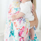 Flora Bamboo Cotton Swaddle Blanket