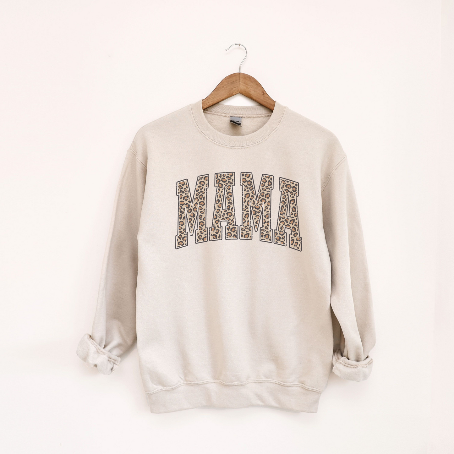 Leopard MAMA Crewneck Sweatshirt- 2 colors