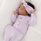 Lavendar Newborn Gown Set