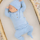 Baby Blue Baby Outfit With Hat Option
