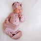 Dusty Rose 3-Piece Newborn Gown Set