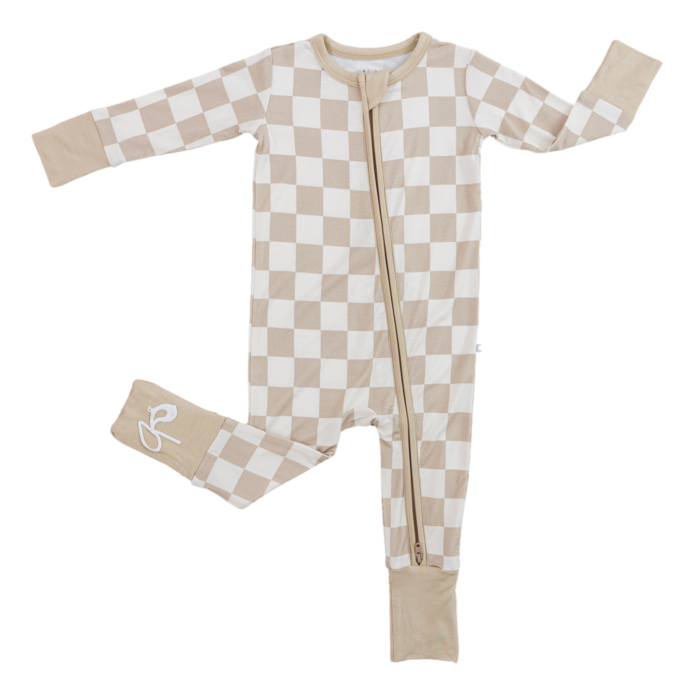 Oat Check Convertible Zip Pajama