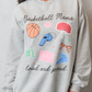 Basketball Mama Icons Light Grey Graphic Sweatshirt