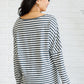 Obviously Mine Striped Oversized Top