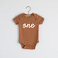 One First Birthday Baby Bodysuit- 4 Colors