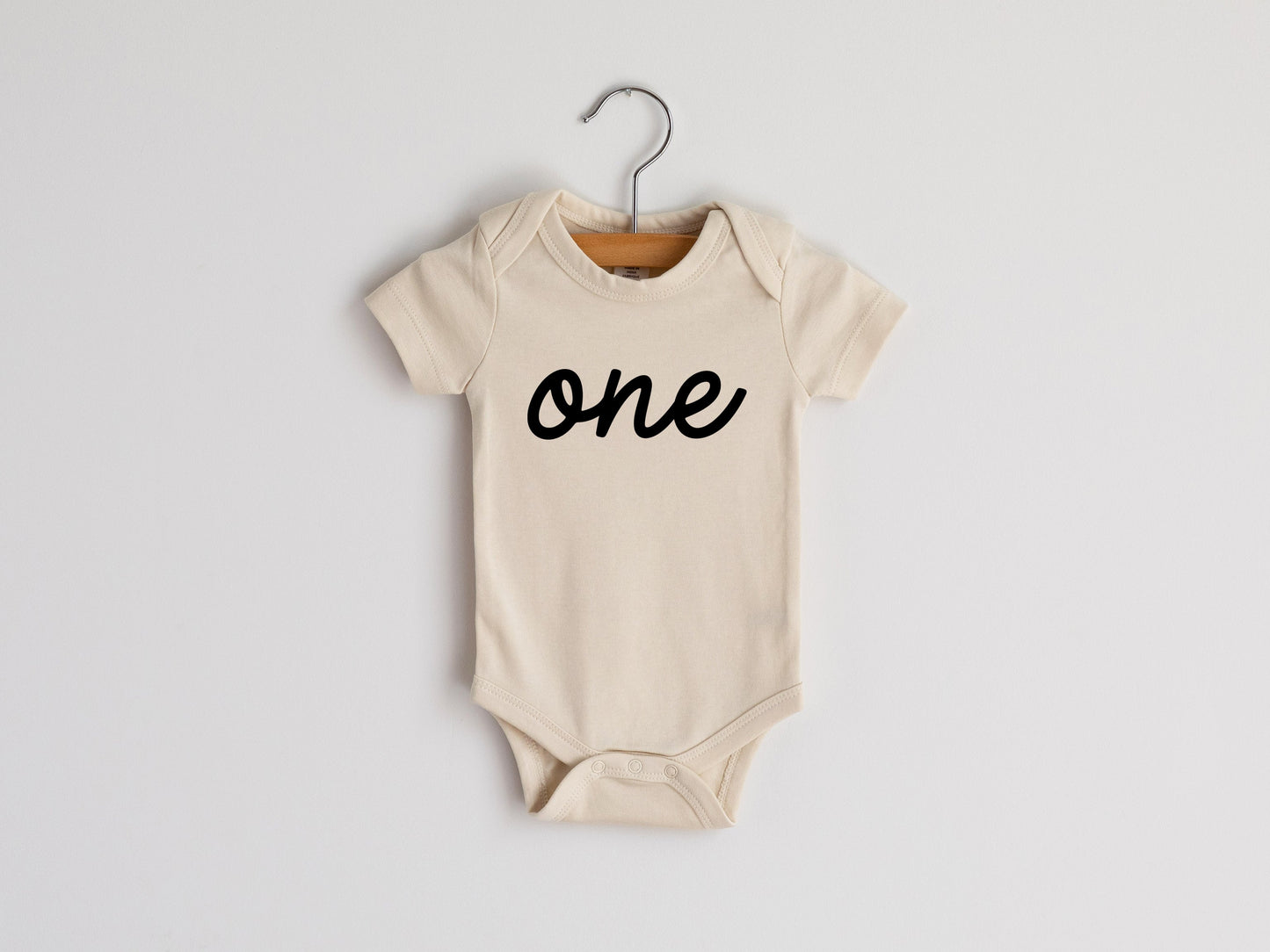 One First Birthday Baby Bodysuit- 4 Colors