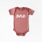 One First Birthday Baby Bodysuit- 4 Colors
