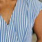 Only Chance Pleated Smock Waist Maxi Dress in Blue
