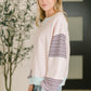 Outside the Lines Oversized Color Block  Pullover