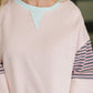 Outside the Lines Oversized Color Block  Pullover
