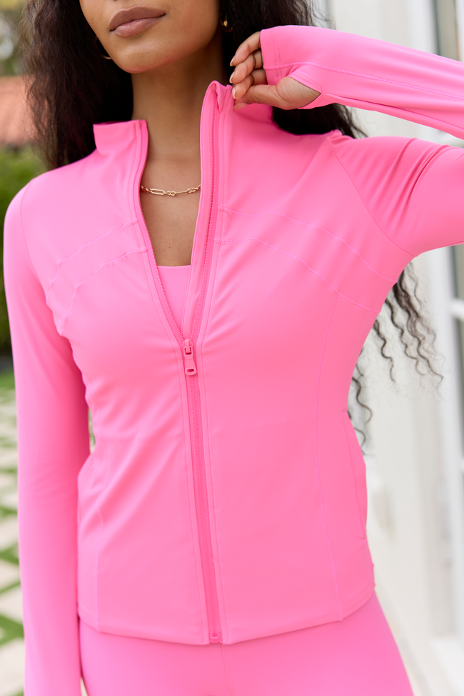 Active State Bubblegum Heat Pink Jacket