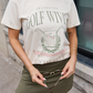 Golf Wives Social Club Ivory Graphic Tee