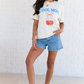 Cool Mom Cherry Ivory Graphic Tee