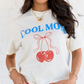 Cool Mom Cherry Ivory Graphic Tee