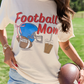 Football Mom Ivory Comfort Colors Graphic Tee