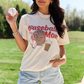 Baseball Mom Ivory Graphic Tee