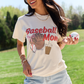 Baseball Mom Ivory Graphic Tee