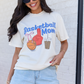 Basketball Mom Ivory Graphic Tee