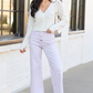 Pheobe Ivory Pointelle Cardigan Top
