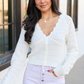 Pheobe Ivory Pointelle Cardigan Top